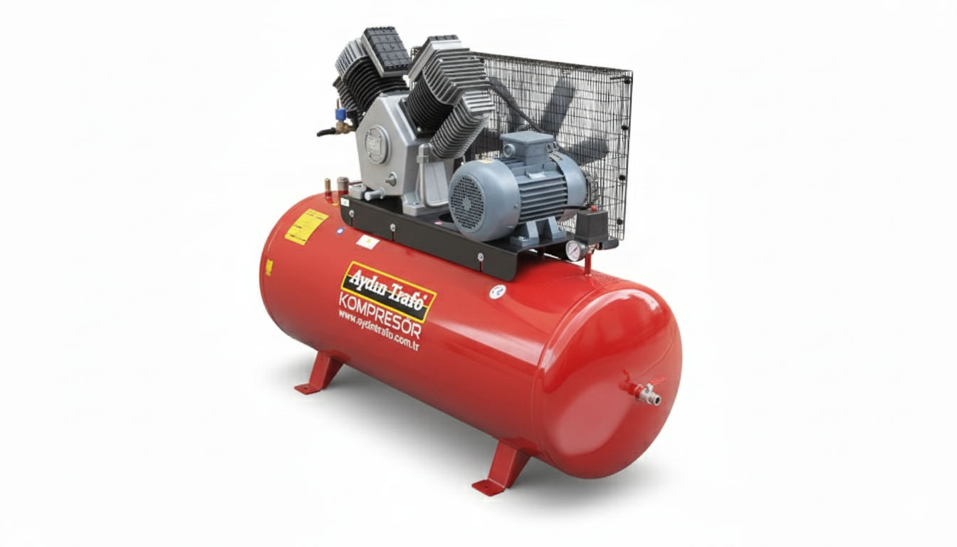 Aydın Trafo Pistonlu Hava Kompressoru PD21-130 130L 8Bar