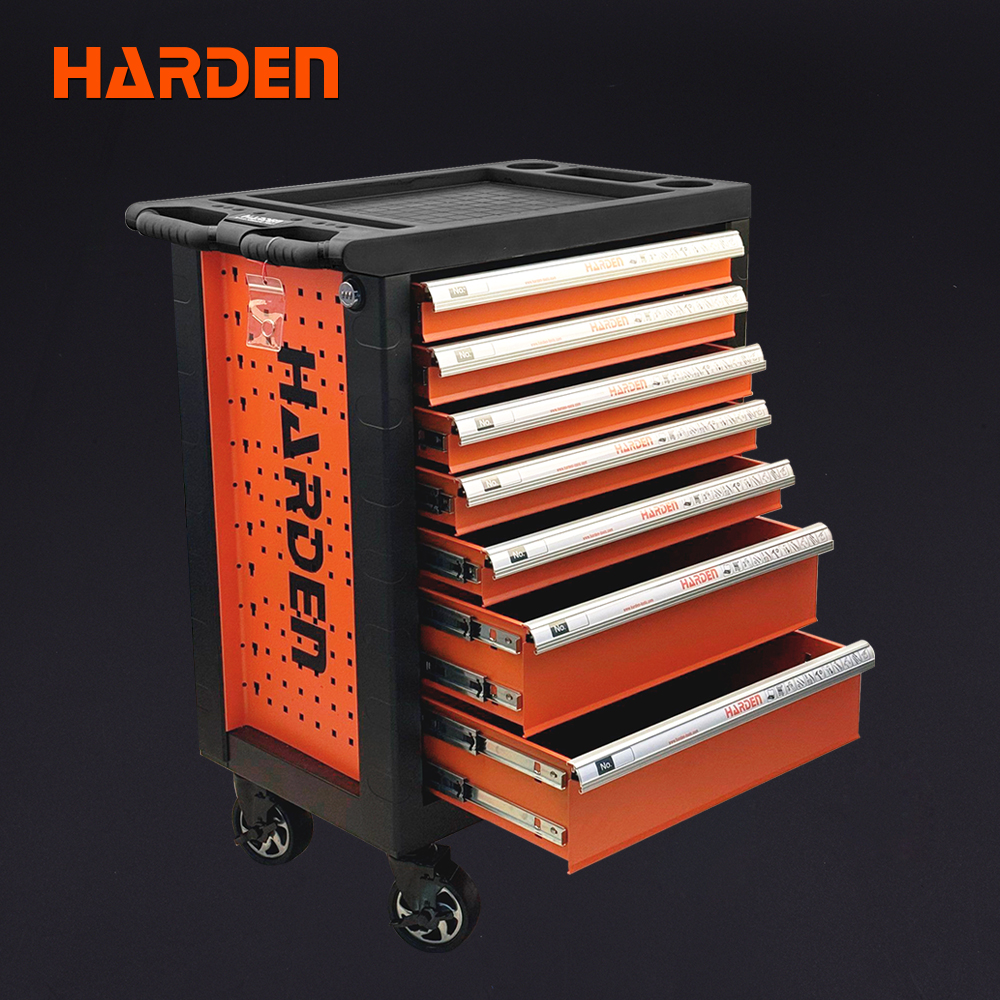Harden 520605 — 7 rəfli alət dolabı (təkərli)